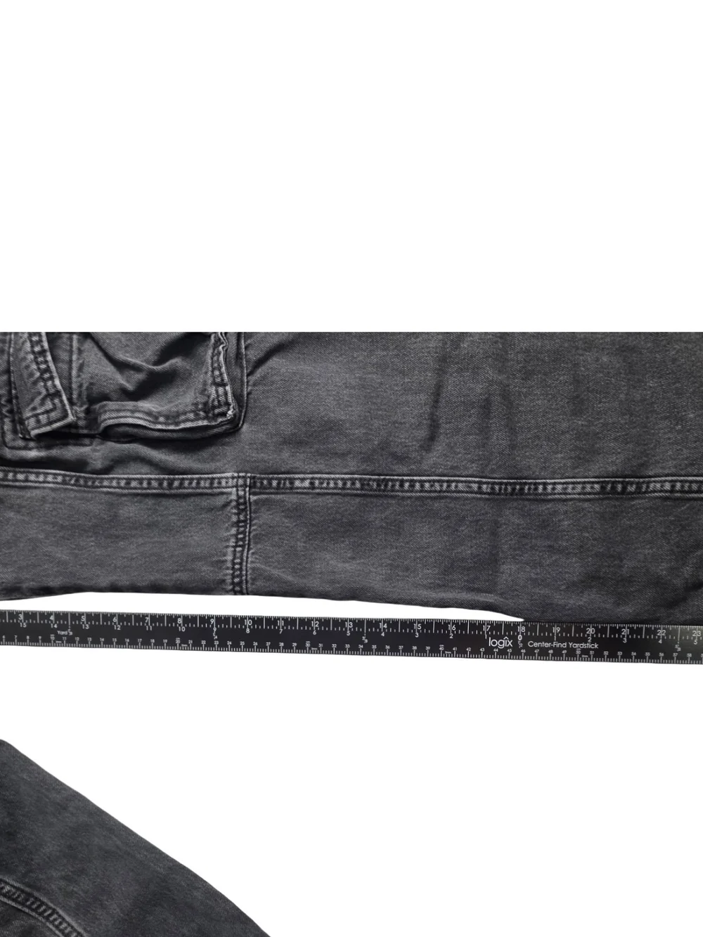 Old Navy Black Bootcut Cargo Jeans